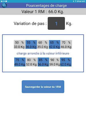 Musculation 1 RM Screenshot 1