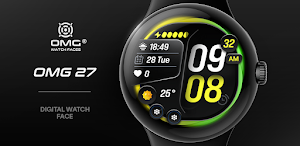 OMG 27 Digital Watch Face Screenshot 0