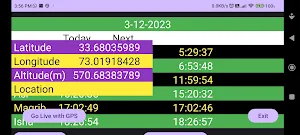 Prayer Times Screenshot 1
