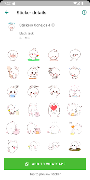 Stickers de Conejo Screenshot 3