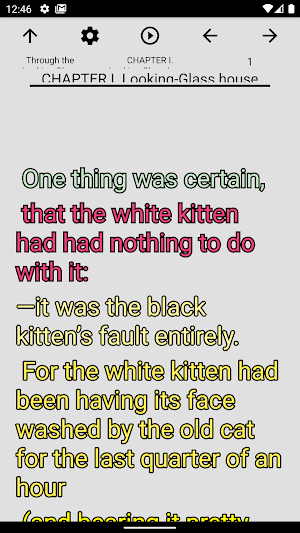 Book, Through Looking-Glass Screenshot 1