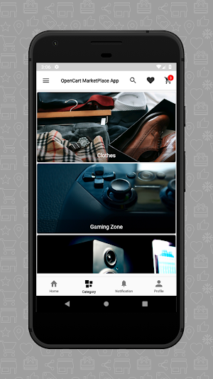 OpenCart Multi Vendor Mobile App Screenshot 1