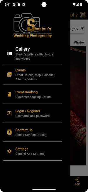 Shaajan's Wedding Photography Screenshot 1