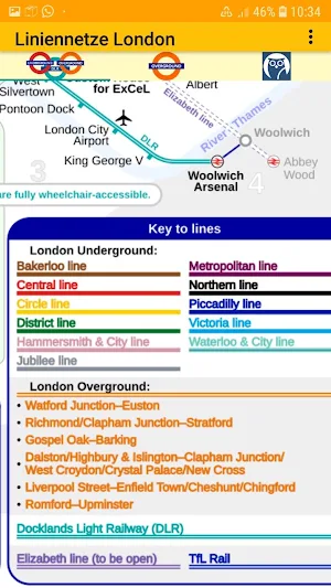Subway London maps Screenshot 2