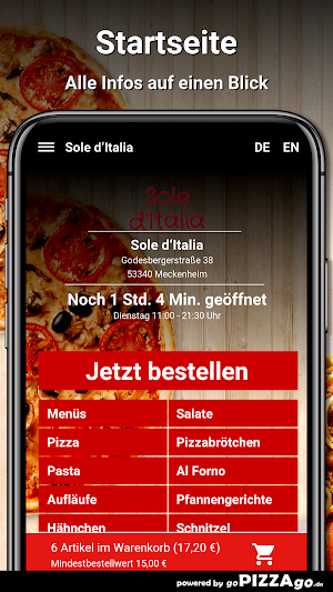 Sole d'Italia App Screenshot 1