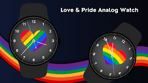 Love - Pride Analog Watch Screenshot 1