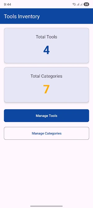 Tools Inventory - Manage Tools Screenshot 0