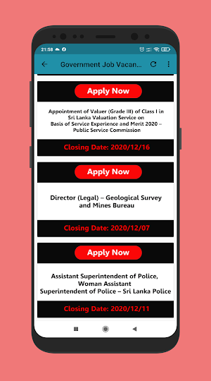 Rakiya Piyasa-Sri Lanka Jobs Screenshot 2
