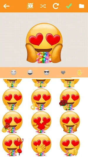 Emoji maker for whatsapp Screenshot 1