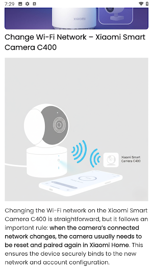 Xiaomi Smart Camera C400 Guide Screenshot 3