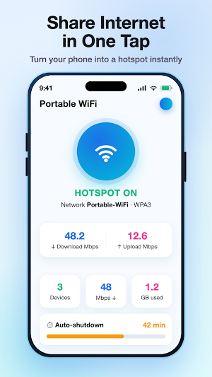 Portable WiFi: Mobile Hotspot Screenshot 0
