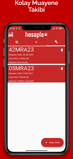 Yakıt Hesaplama Screenshot 1