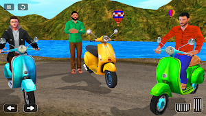 Indian Bike Game 3D Scooty Pro Screenshot 1