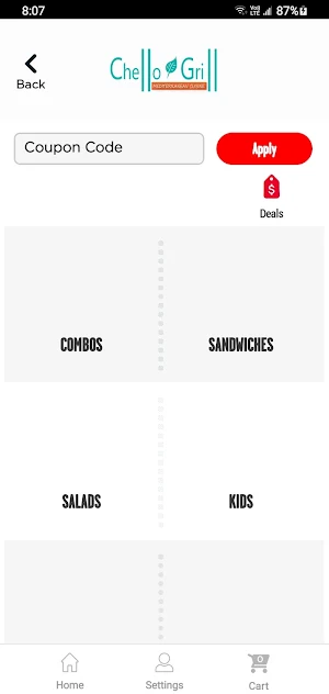 Chello Grill Screenshot 1