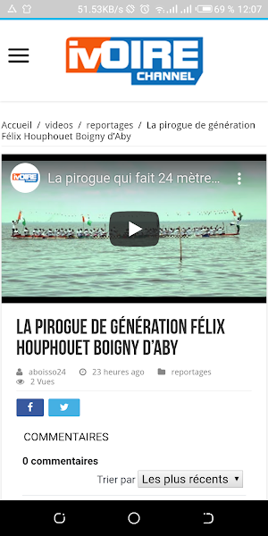 IVOIRE CHANNEL Screenshot 1