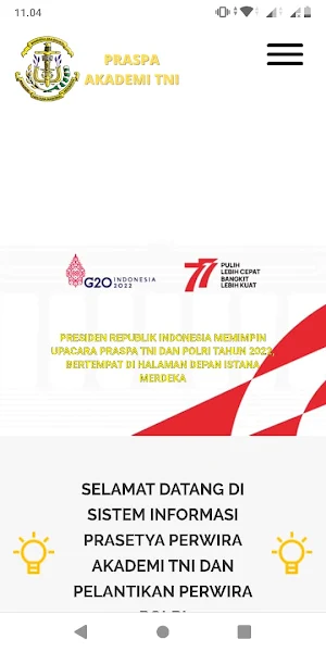 Integratif Akademi TNI Screenshot 2