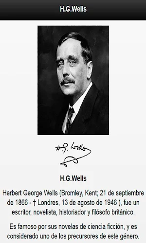 H.G. Wells - novelas Screenshot 1