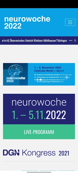 Neurowoche 2022 Screenshot 0