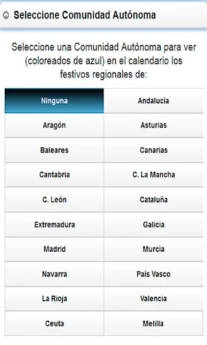 Calendario  2019 España Agenda de Trabajo Screenshot 2