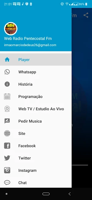 Web Radio Pentecostal Fm Screenshot 1