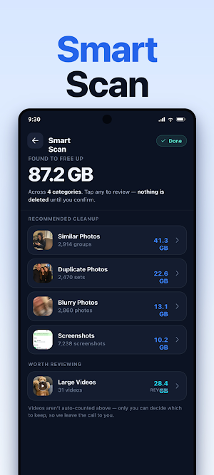 SpaceUp — AI Storage Cleaner Screenshot 1