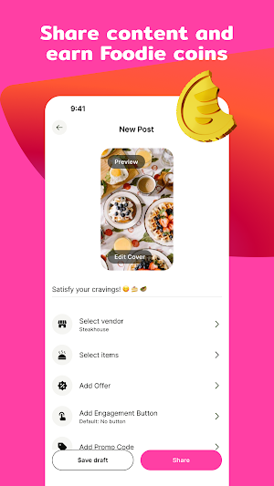 Foodie: Food Social Network Screenshot 1