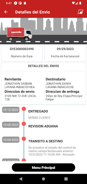Expresito Carga Screenshot 1