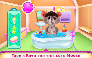 Cute Mouse Caring And Dressup Screenshot 0