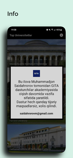 Top Universitetlar Screenshot 3