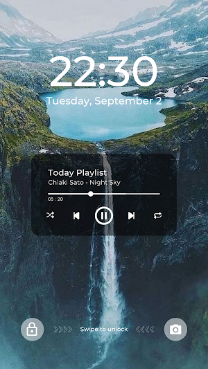 Aesthetic Waterfall Wallpaper Screenshot 3