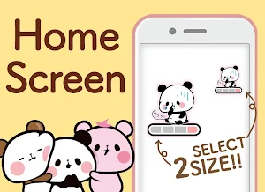 Battery Saver Mochimochi Panda Battery Widget Screenshot 2