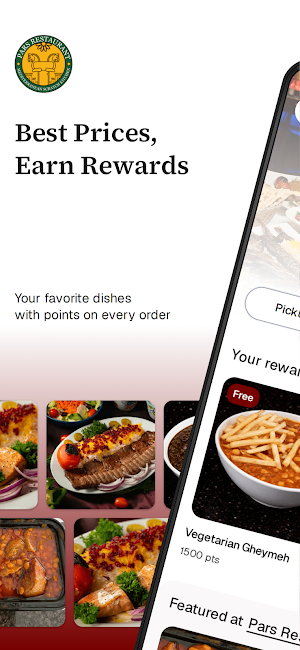 Pars Restaurant To Go Screenshot 0