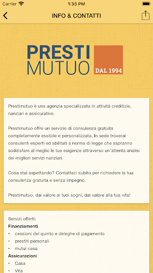 PRESTIMUTUO Screenshot 1