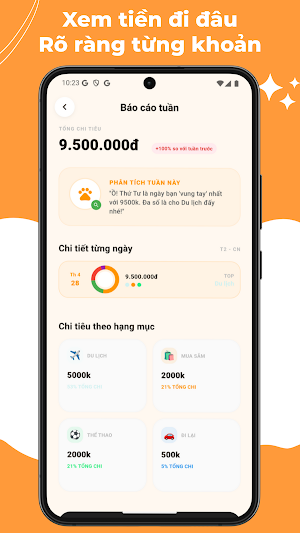 Nutty - Quản lý chi tiêu Screenshot 2