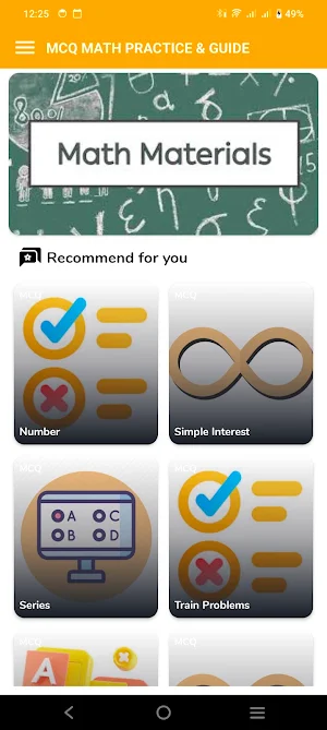MCQ Math Practice & Guide Screenshot 1
