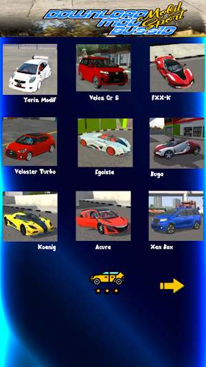 Download Mod Bussid Mobil Sport Screenshot 1