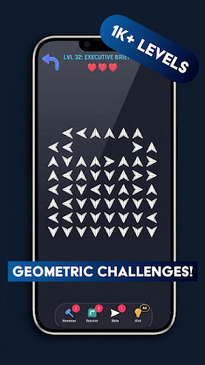 Vector Void: Arrow Puzzle Screenshot 2