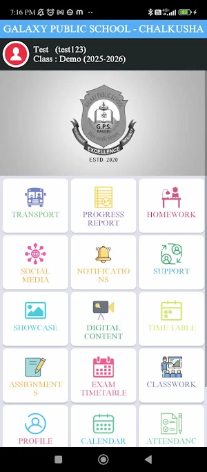 Galaxy public school chalkusha Screenshot 0