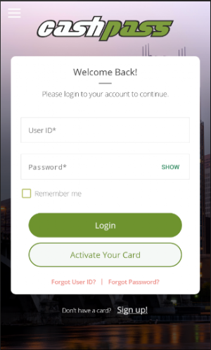 Cashpass Mobile APP Screenshot 0
