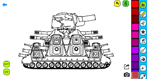 Military Tank Coloring Pages Screenshot 2