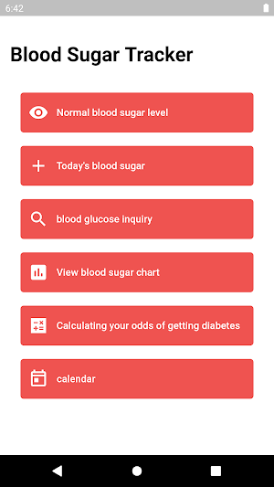 blood sugar tracker app Screenshot 0