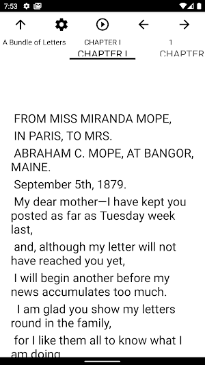 Book, A Bundle of Letters Screenshot 1