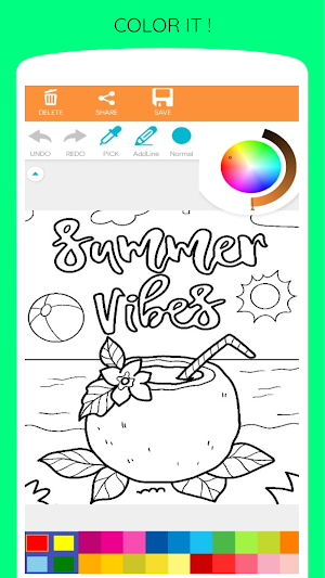 Summer Coloring Book Screenshot 3