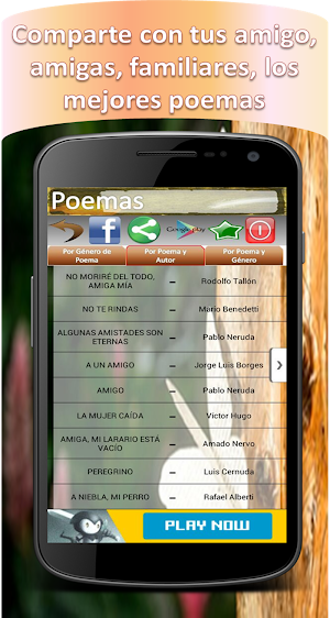 Poemas Screenshot 1