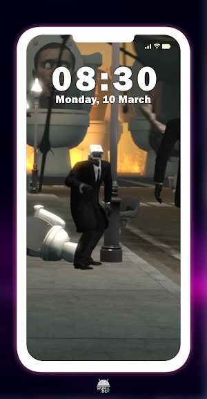 Skibidi Toilet Wallpaper Live Screenshot 2