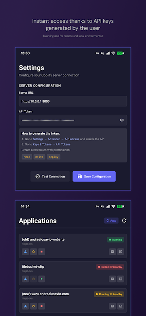 Coolify Manager Screenshot 3