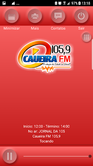 Caueira FM 105,9 Screenshot 2