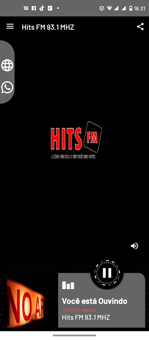 Hits FM 93.1 MHZ Screenshot 2