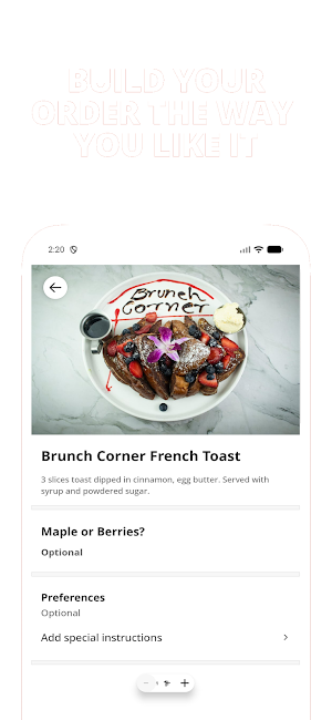 The Brunch Corner Screenshot 1