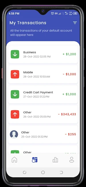 MoniSa Bank: Money Manager App Screenshot 1